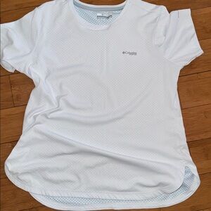 Columbia Light Blue and White T-Shirt